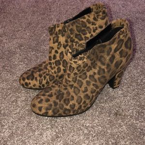 cheetah booties